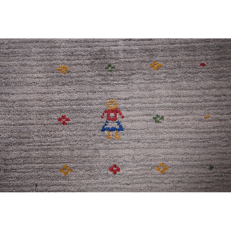 Tapis oriental tribal Gabbeh 5 x 8