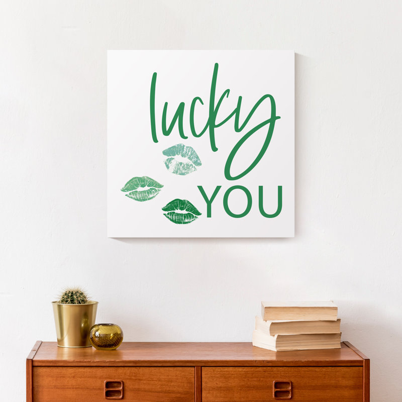 «Lucky You» par Inconnu, impression sur toile tendue
