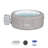 Bestway SaluSpa Zurich AirJet Inflatable Hot Tub with 120 Soothing Jets, Gray