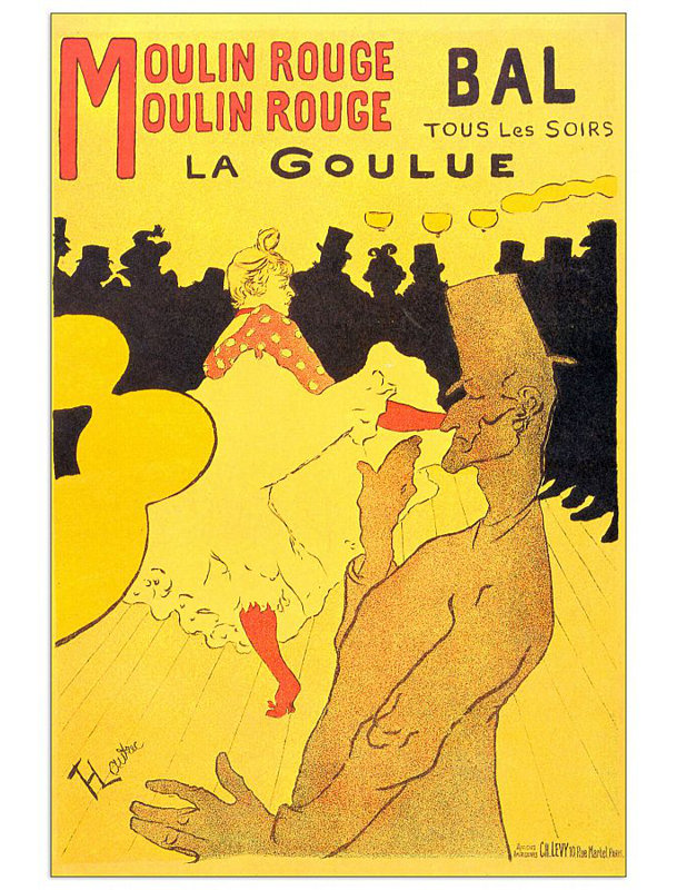 Henri De Toulouse-Lautrec - Wrapped Canvas Print, 135cm H x 90cm W x 1.8cm D
