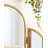 Brancaster Arch Metal Wall Mirror