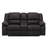 Contemporary Style Reclining Console Loveseat