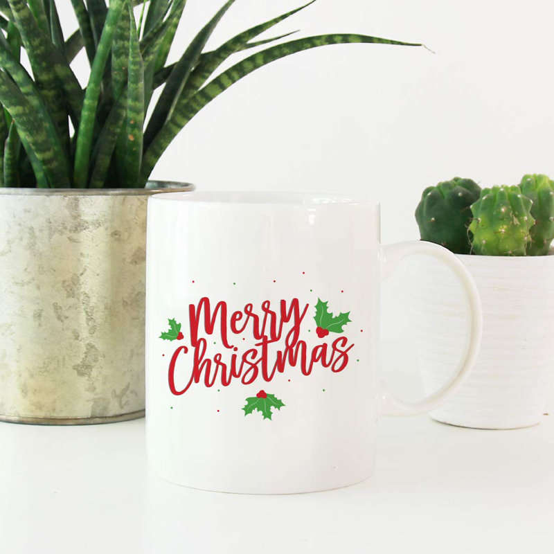 Grande tasse à café merry christmas Rowley