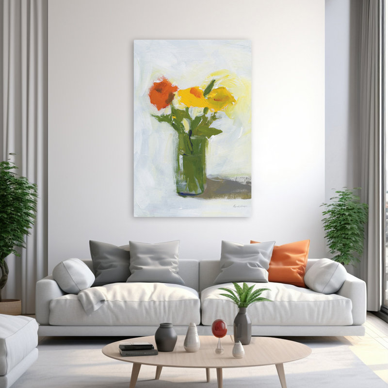 Floral - Bouquet brun maison de campagne, H 60 po x l 40 po