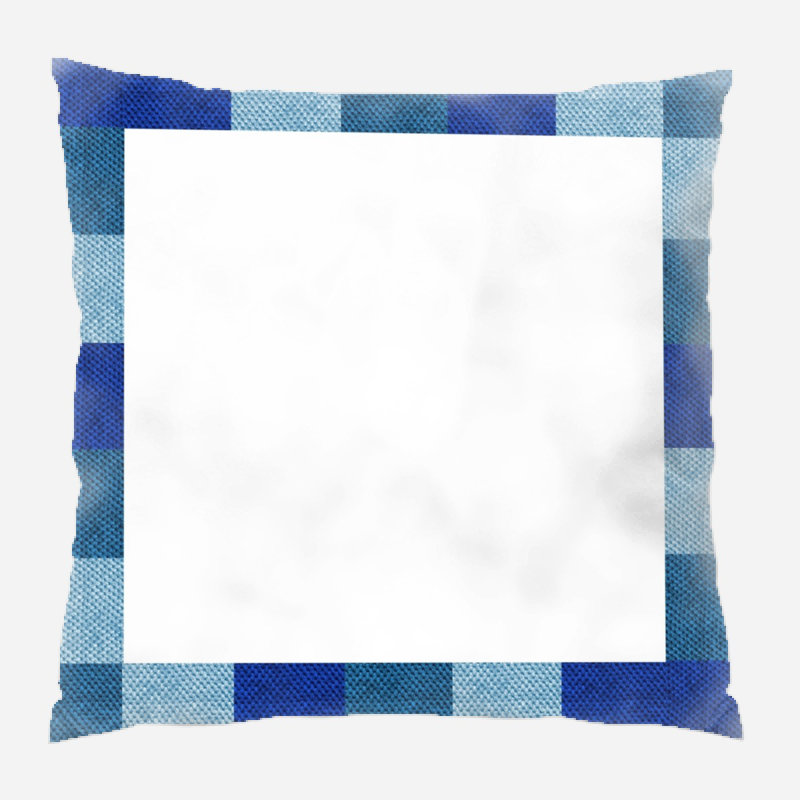 Fabric Microsuede Reversible Throw Pillow