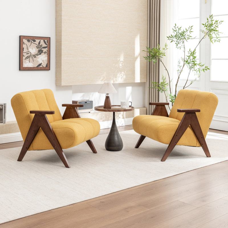 Fauteuil Chenice, Jaune