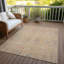 Tapis brun clair d'intérieur / extérieur lavable à la machine-1138999659