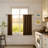 Blackout Curtains for Bedroom, Thermal Insulated Noise Reducing Window Drapes for Living Room, Grommet Top (52W X 36L Inch, Coffee)-526542997-526543019