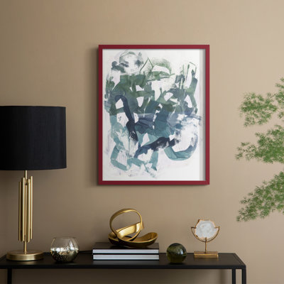 Obstruction II Framed Print - Solid Wood