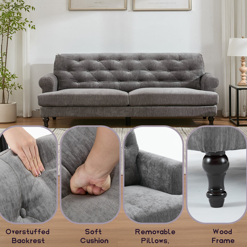 6 Seater Fabric Settee