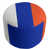 White/Blue/Orange