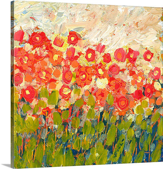 «Noleen Memories of a Spring Day», reproduction d'art sur toile, H 30 po x l 30 po x P 1,25 po