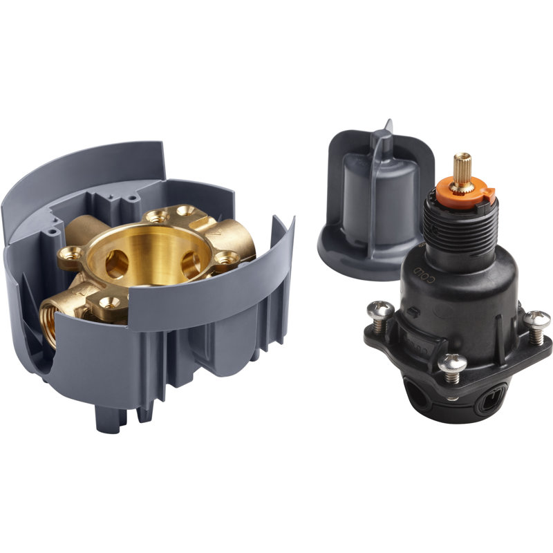 Kohler Rite-Temp Valve Body and Pressure-Balance Cartridge Kit with Female Npt Connections, Project Pack