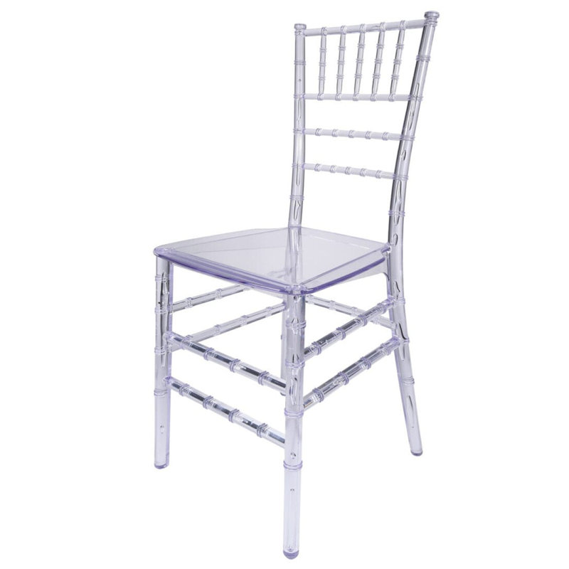 Resin ThinResin Chiavari Chair, 2 Chair Bundle by Chivari, Clear, 2