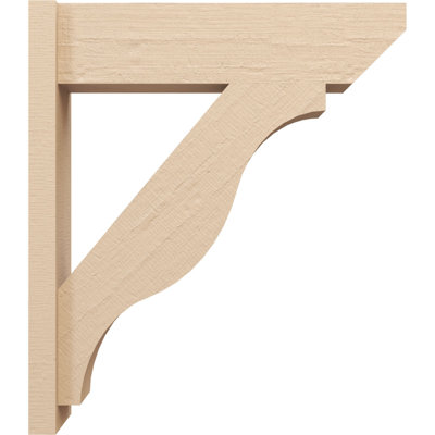 Timberhane cèdre brut en simili bois Timstonhane, l 8 po x P 28 po x H 32 po, brun clair apprêté