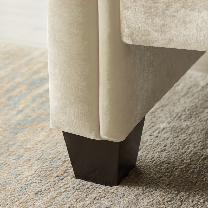 Banc rembourré Decimus, Beige