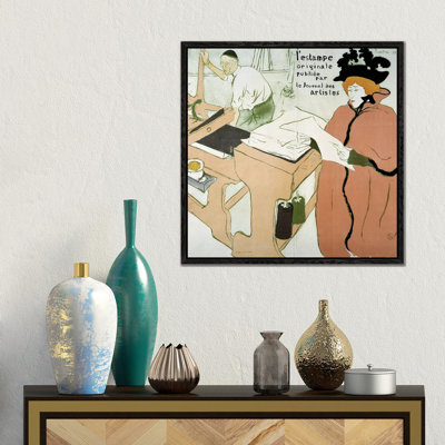 Cover Of The Print: “The Original Print Published By The Journal Des Artistes”, 1893 by Henri De Toulouse-Lautrec - Gallery-Wrapped Canvas Giclée on Canvas