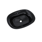 Maris Vitreous China Oval Undermount Bathroom Sink with Overflow