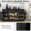 Buffet 55 "avec 3 tiroirs, tablettes et tablettes réglables-114241433