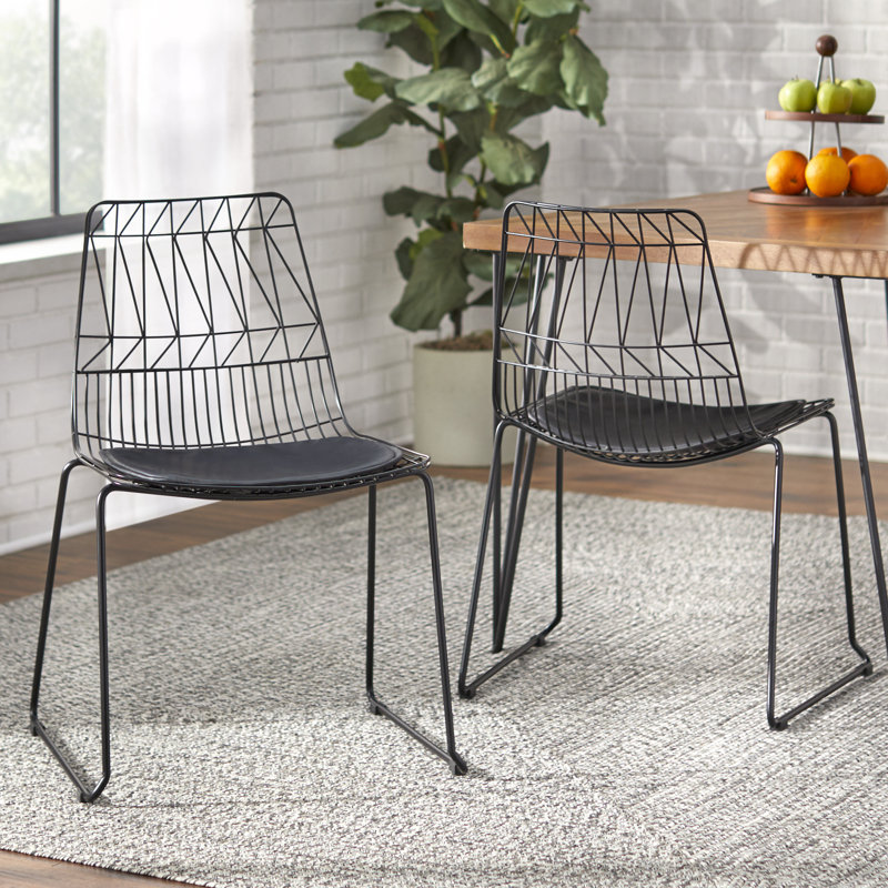 Chaise d'appoint en métal Lillian