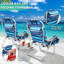 Chaises de plage avec sac à dos Slader, chaise de camping pliante robuste avec grandes poches et porte-gobelet-1152227898
