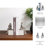 Modern Sitting Figurines with Leg Up Bookends on Marble Base - Decorative Home Decor Bookends for Office Desk or Bookshelf Accent - Set of 2, 7", Silver
