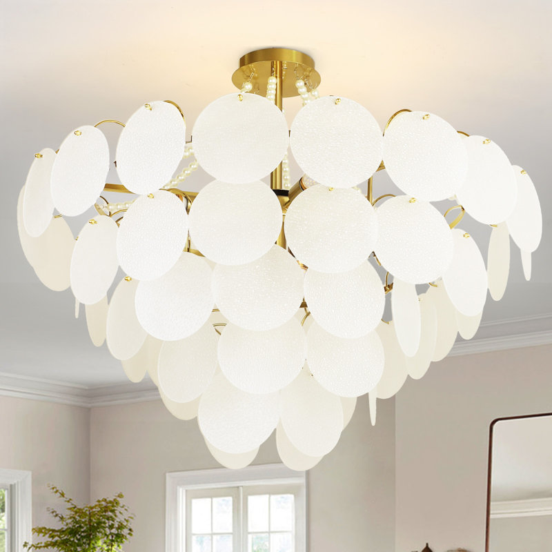 Arjan 12 - Light Dimmable Round Chandelier