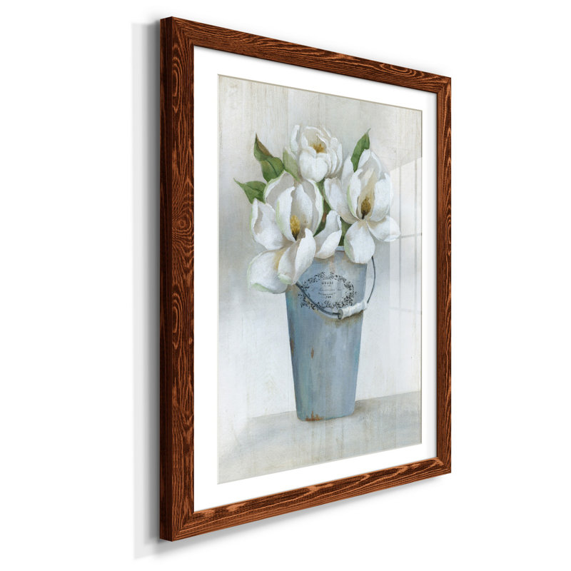 " Fleuriste Francais II " Painting Print, 44" H x 31" W x 1" D, Maple