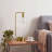 19" Arched Design Touch Control Table Lamp With USB Ports