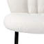 Hessmer 49cm H Upholstered Metal Upholstered Back Side Chair in Cream