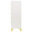 Commode blanche 5 tiroirs Chesney