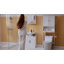 Base de meuble-lavabo simple 23,6 po seulement en blanc