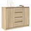 Sideboard With Drawers 100.5X35x76 Cm Engineered Wood-1406815749