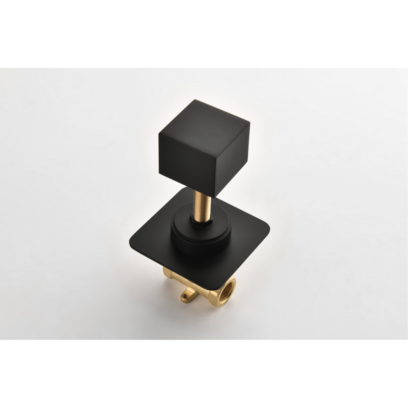 Master Shower Control - 3/4" Cast Metal Valve Brass Handle 3.5 In. Depth Corrosion Resistance Adjustable