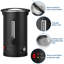Distributeur commercial d'urne à café - Acier inoxydable 18L (120 tasses) à double paroi, chauffage rapide, grande capacité de nettoyage facile pour la restauration, buffet, bureau-123266688