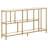 Anishia 52'' Glass Top Console Table-653842200