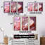 Romantisme, coquillages II - ensemble d'art mural en toile coquillage-107746145-107746143