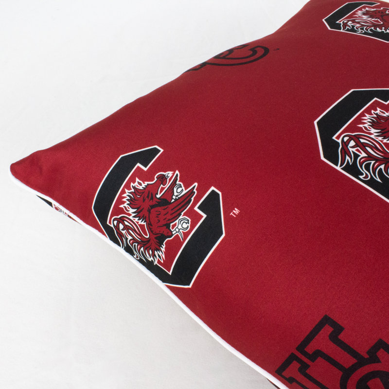 NCAA Square Pillow Cover & Insert, South Carolina