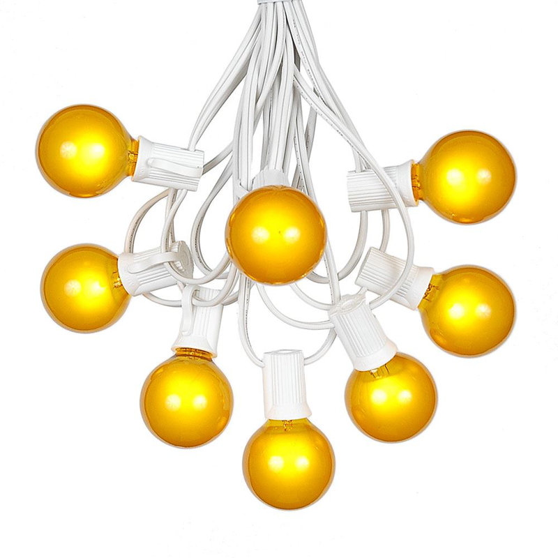 Patio Outdoor 25 - Bulb 25'' Plug-in Globe String Light, Green/Blue/Red, White