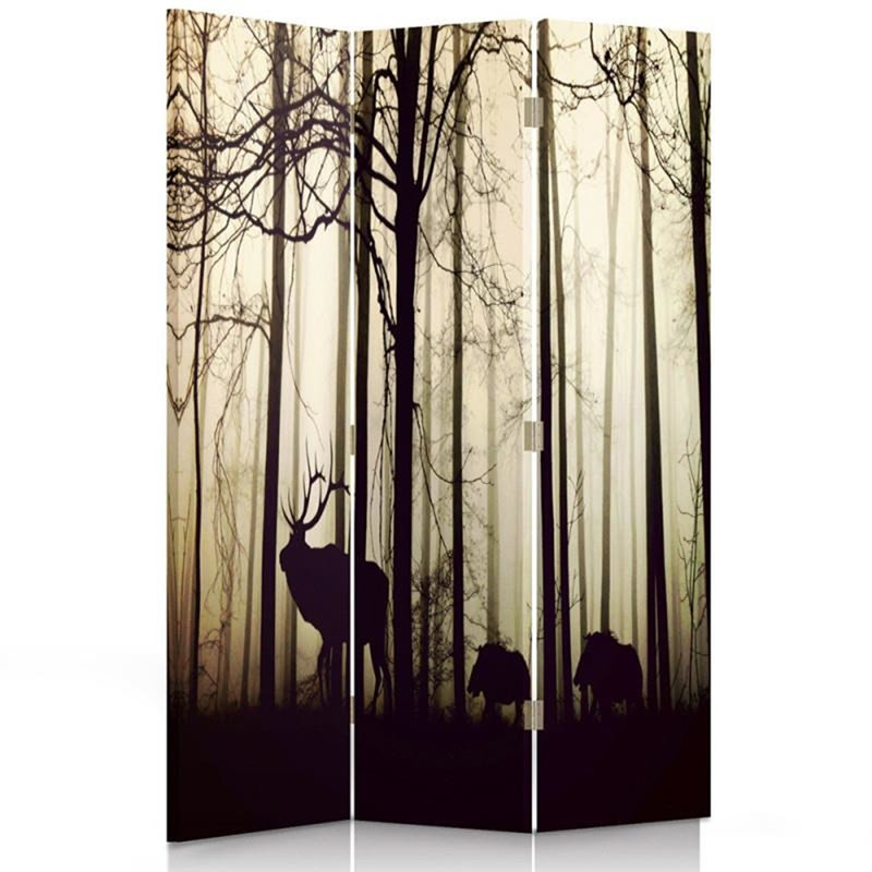 Khan 5 Panel Room Divider, 170cm H x 180cm W x 2.2cm D, 5