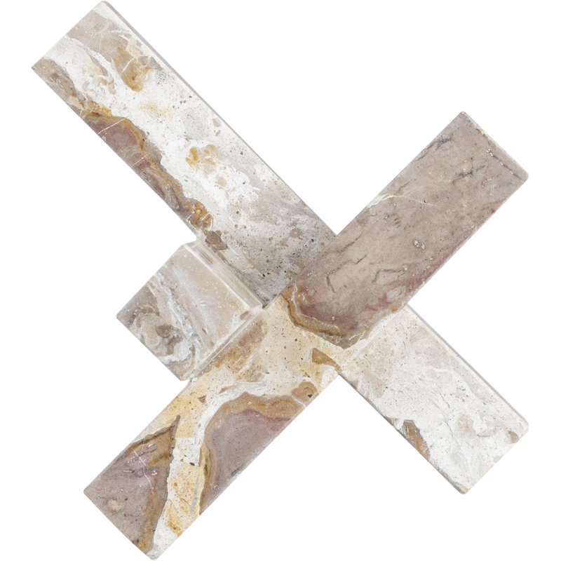 Stix Marble Decorative Object, Beige
