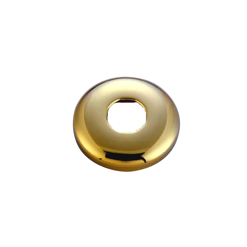 Hot Springs Shower Flange, Polished Brass