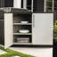 Armoire de coin Blackstone pour l'extérieur avec portes doubles et tablettes intérieures