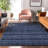 Premium Machine Washable Prisco Navy Rug-2139032467