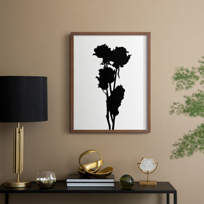 Reproduction encadrée « Pressed Memory III » - Bois massif