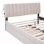 Teddy Fleece Upholstered Bed with Trundle-657138996-657138987