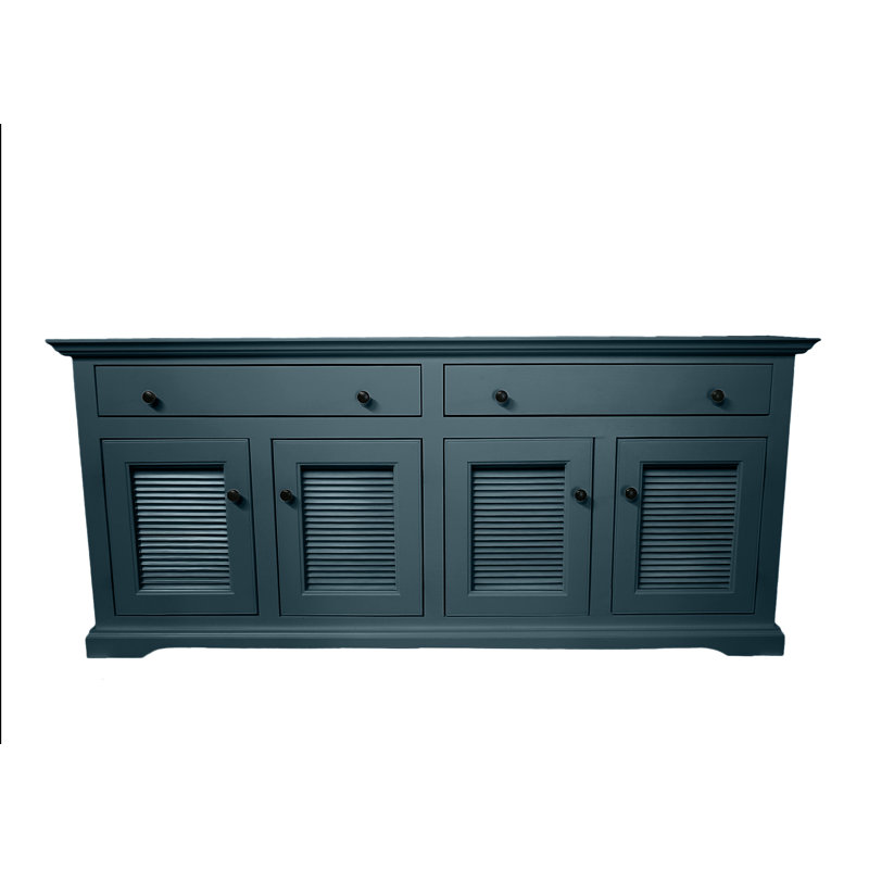 Buffet Savannah, H 31 po x l 70 po x P 18 po, Bleu fumée
