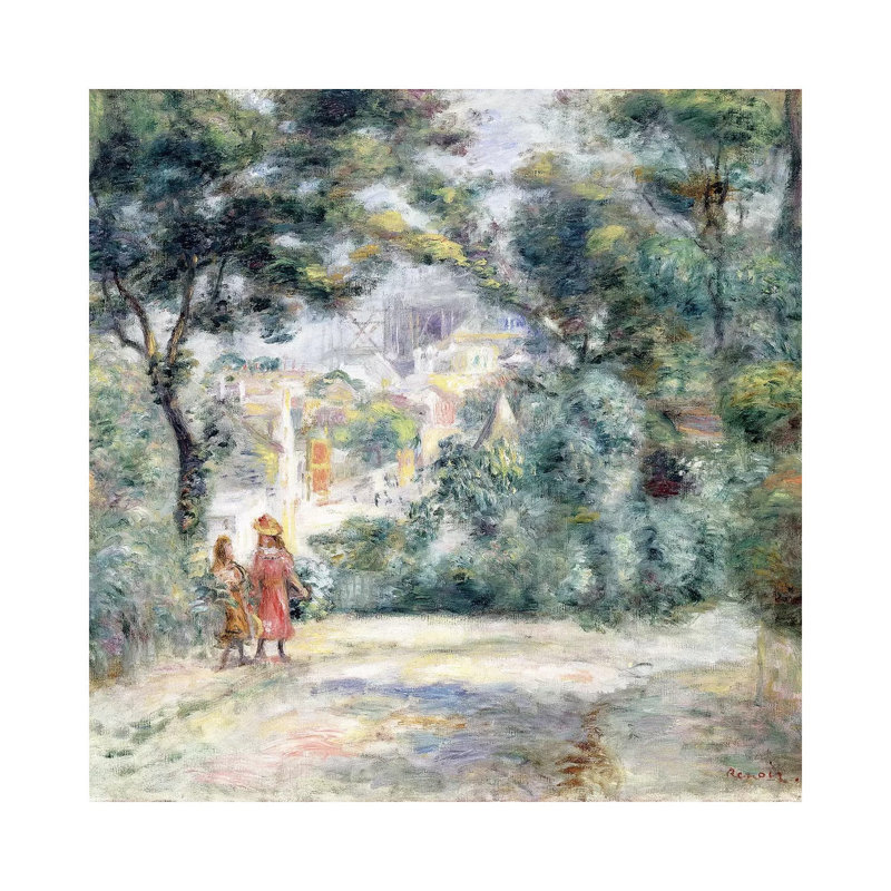 View Of Sacre-Coeur, 1905 by Pierre-Auguste Renoir - Wrapped Canvas Gallery-Wrapped Canvas Giclée, 30.48 cm H x 30.48 cm W