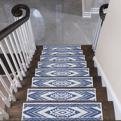 Tapis d'escalier intérieur antidérapant Menan