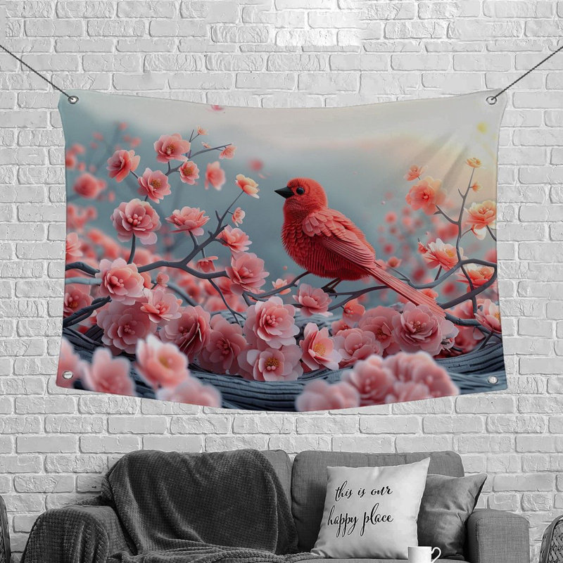 Tapisserie en microfibre, H 88 po x l 104 po